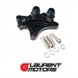 Adaptador para la reubicación del filtro de aceite y/o radiador de aceite Nissan SR20