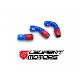 Full flow cutter style fittings AN4 / DASH4 - Straight / 45° / 90°