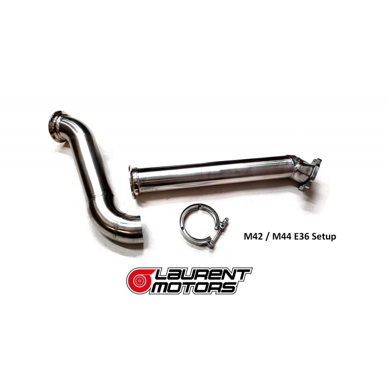 Downnpipe BMW E36 - 4 cilindros turbo - Top Mount - 2.5" Downnpipe BMW E36 - 4 cilindros turbo - Top Mount - 2.5"
