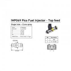 Injecteurs 480cc - Magneti Marelli - IWP069