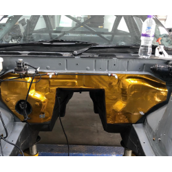 Goldfarbenes, reflektierendes Klebeband