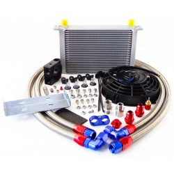 Oil cooler kit with blowing...