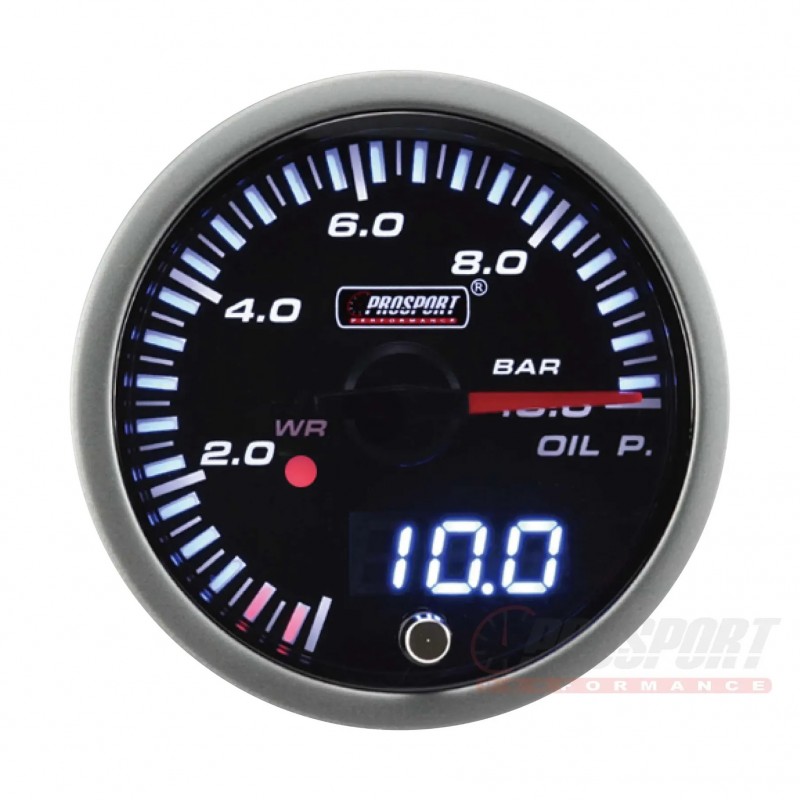 Pression Huile - Manomètre Prosport - JDM - 52mm Pression Huile - Manomètre Prosport - JDM - 52mm