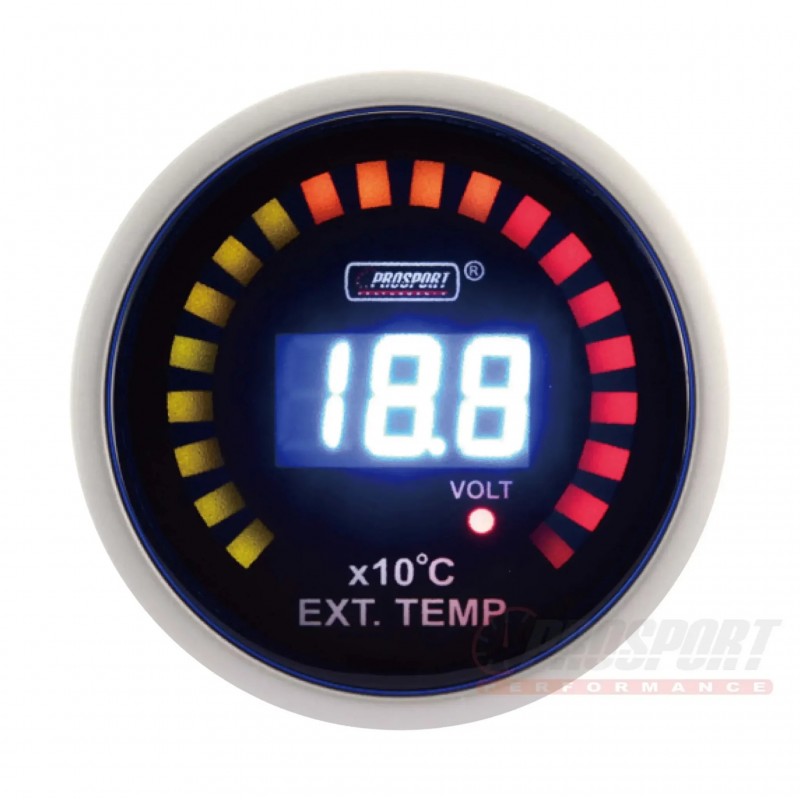 EGT - Manomètre Prosport - LCD - 52mm