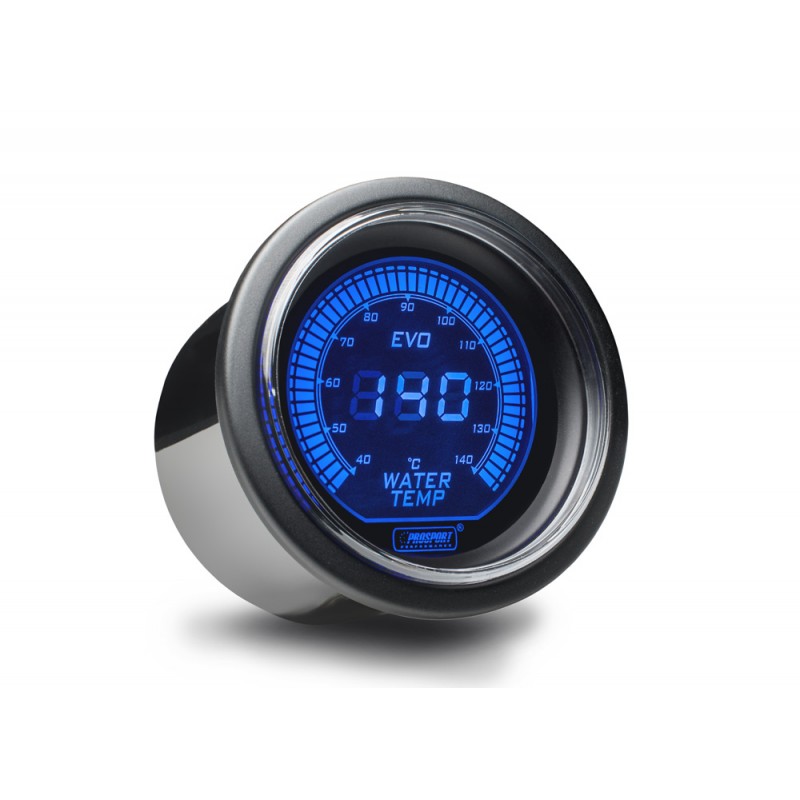 Température Eau Prosport Manomètre - 52 mm - EVO - Bleu/Rouge Température Eau Prosport Manomètre - 52 mm - EVO - Bleu/Rouge
