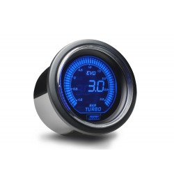 Pression Turbo Prosport Manomètre 52mm - EVO - Bleu/Rouge