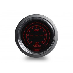 Pression Huile ProSport Manomètre 52mm - EVO - Bleu/Rouge