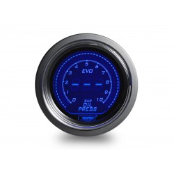 Pression Huile ProSport Manomètre 52mm - EVO - Bleu/Rouge