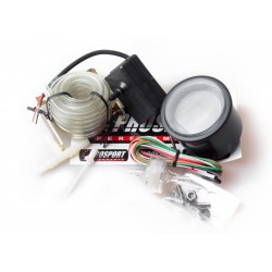 Pression Turbo Prosport Manomètre 52mm - EVO - Blanc/Vert