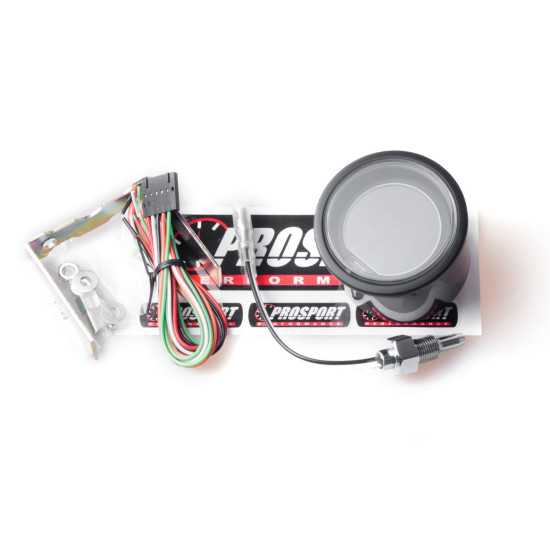 Température Eau Prosport Manomètre - 52 mm - EVO - Blanc/Vert