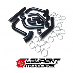 Tubos intercooler universales 2.5" 63mm - Negro