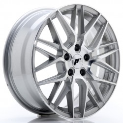 JR Wheels JR28 17x7 ET40 5x112 Silver Machined Face